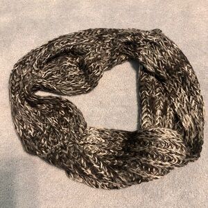 Elegant Black Knit Scarf